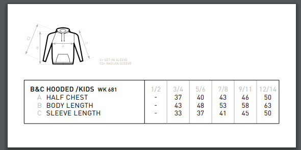 Hoodie voor kinderen (Bedrukking naam)