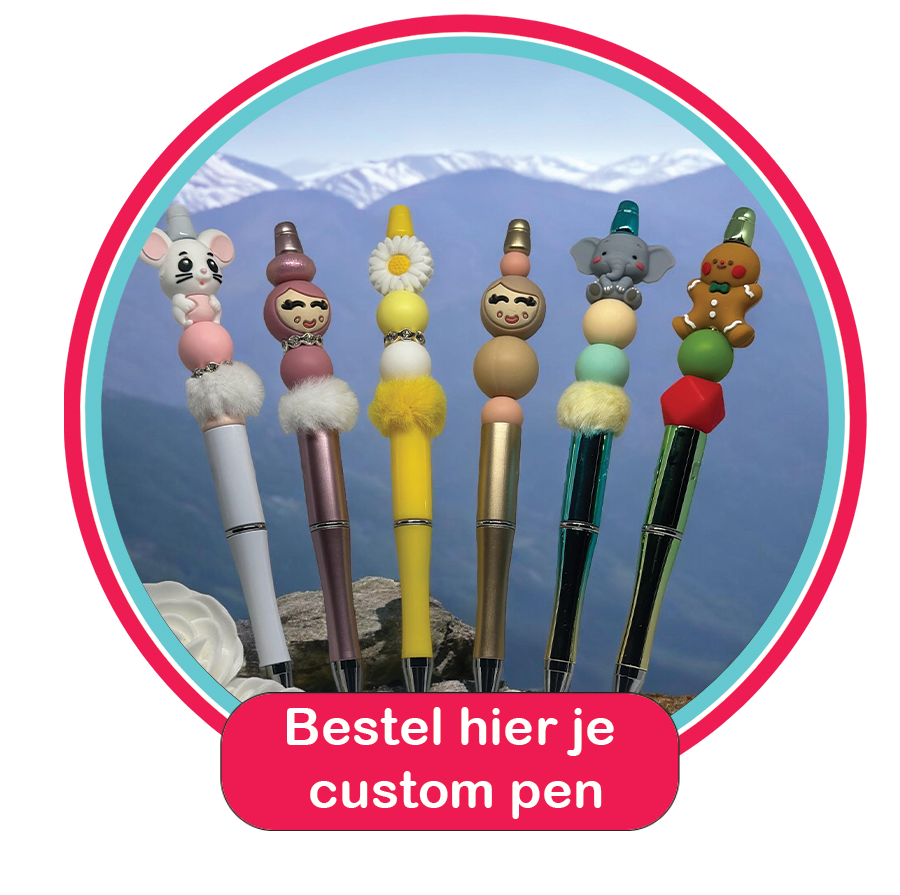 Bestel je custom pen op onze TikTok LIVE