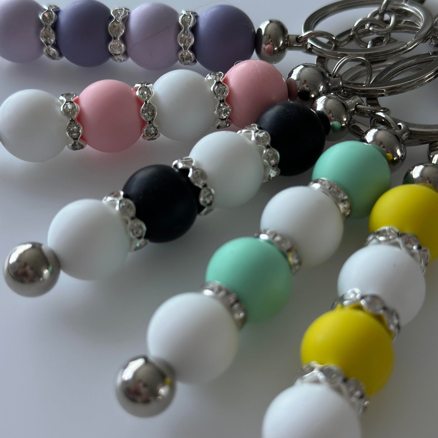 Staafjes sleutelhanger "Yellow"