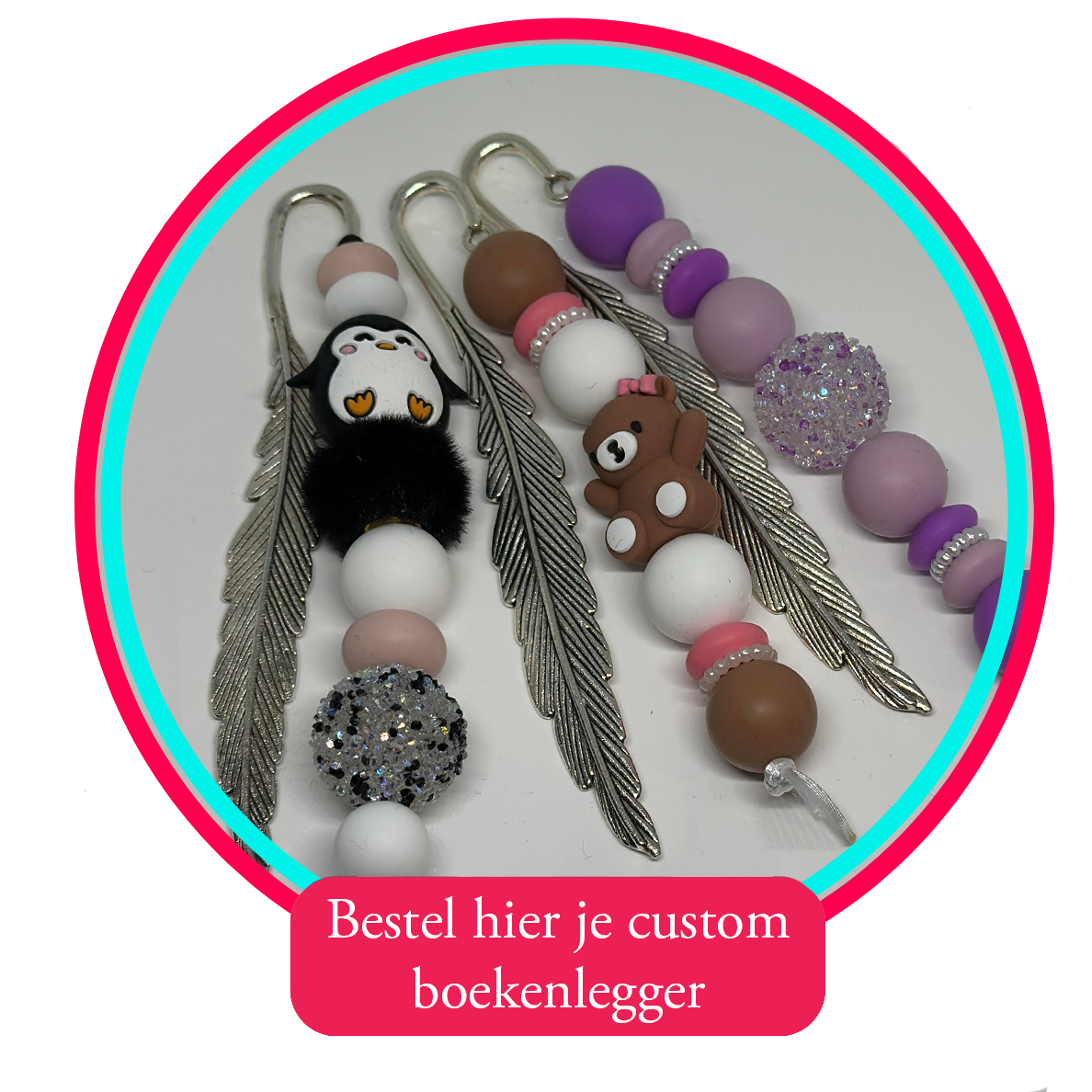 Bestel hier je CUSTOM boekenlegger op LIVE