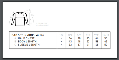 Sweater voor kinderen (Bedrukking naam)