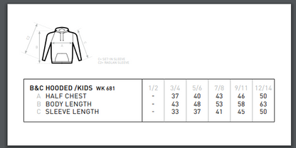 Hoodie voor kinderen (Bedrukking naam)