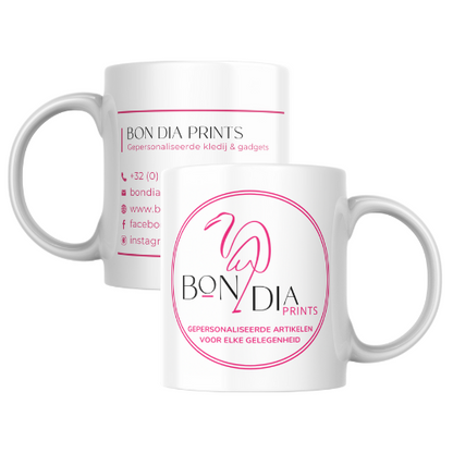 Mok met eigen logo