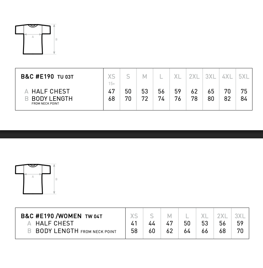 T-Shirt met EIGEN logo. (DTF voor en achteraan)