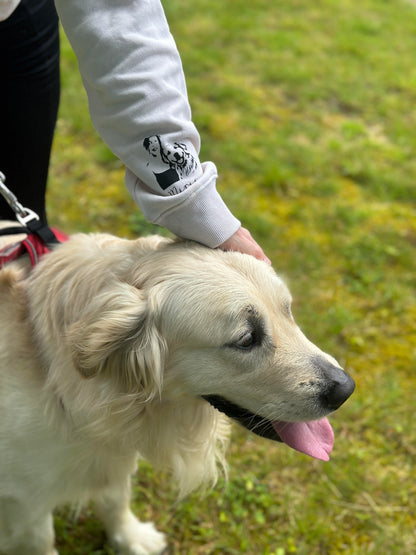 I wear my ♥ on my sleeve (+naam & lijntekening)