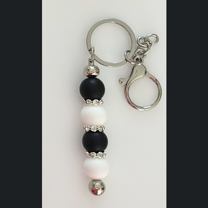 Staafjes sleutelhanger "Black&White"