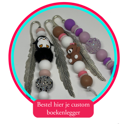 Bestel je custom boekenlegger op onze TikTok LIVE