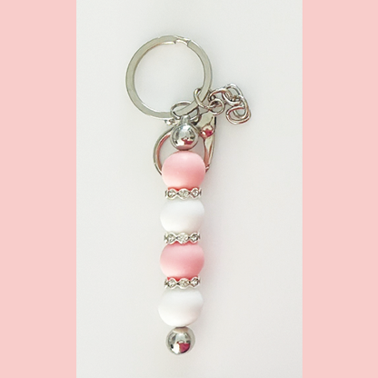 Staafjes sleutelhanger "Pink"