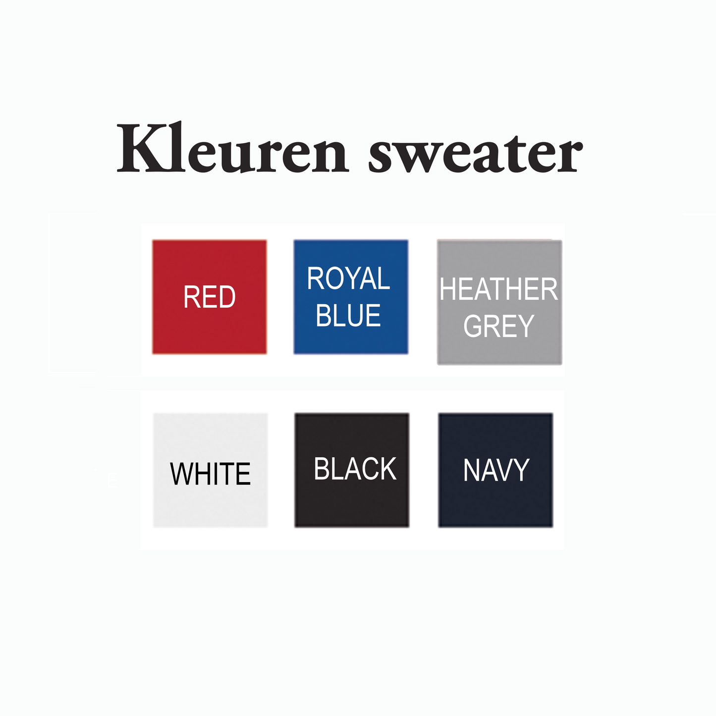 Sweater voor kinderen (Bedrukking naam)