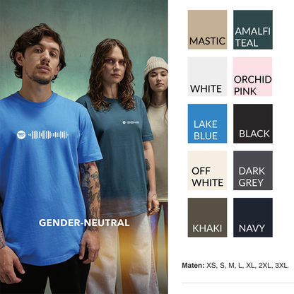 T-Shirt met je eigen Spotify Code