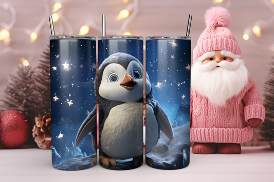 Skinny Thermo Tumbler "MAXI" (Pinguin)